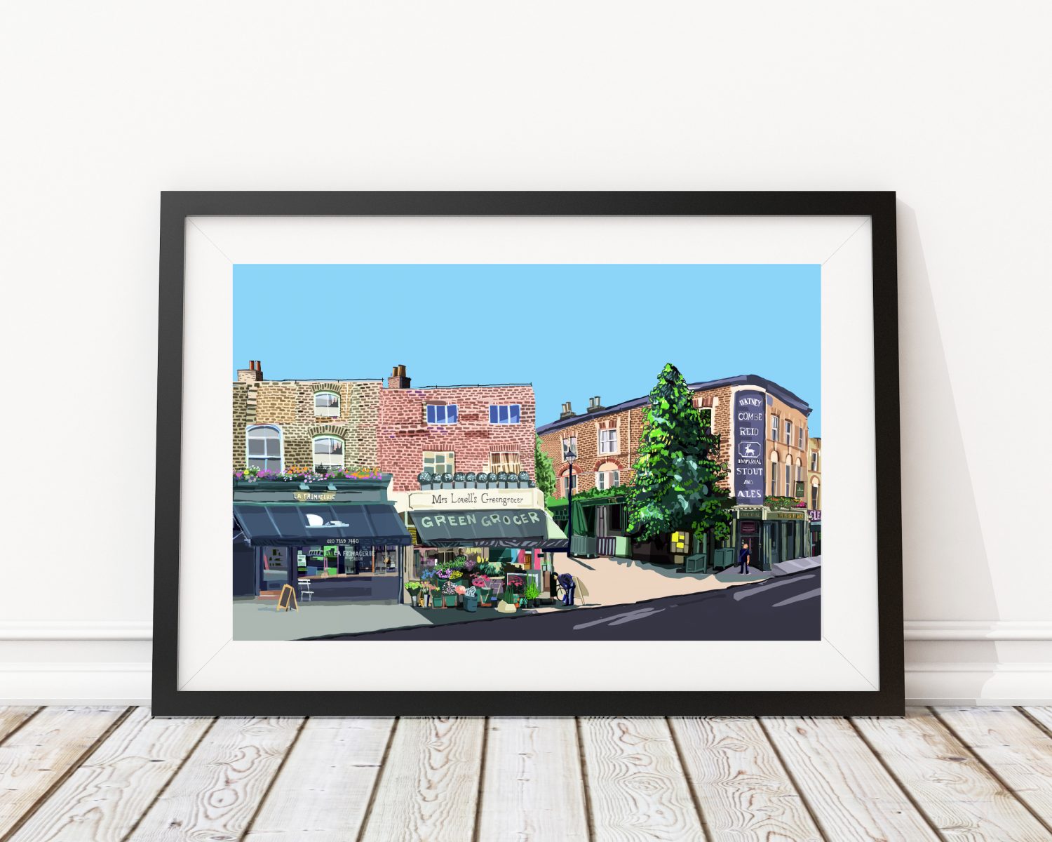 Highbury Barn, Islington, North London Art Print