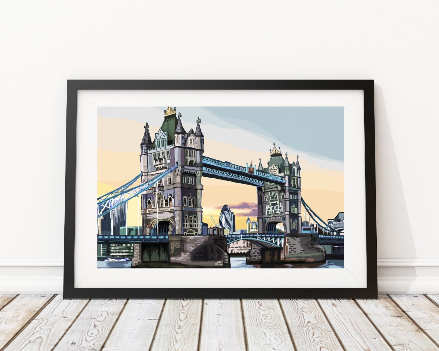 Tower Bridge at Dusk, London Art Print