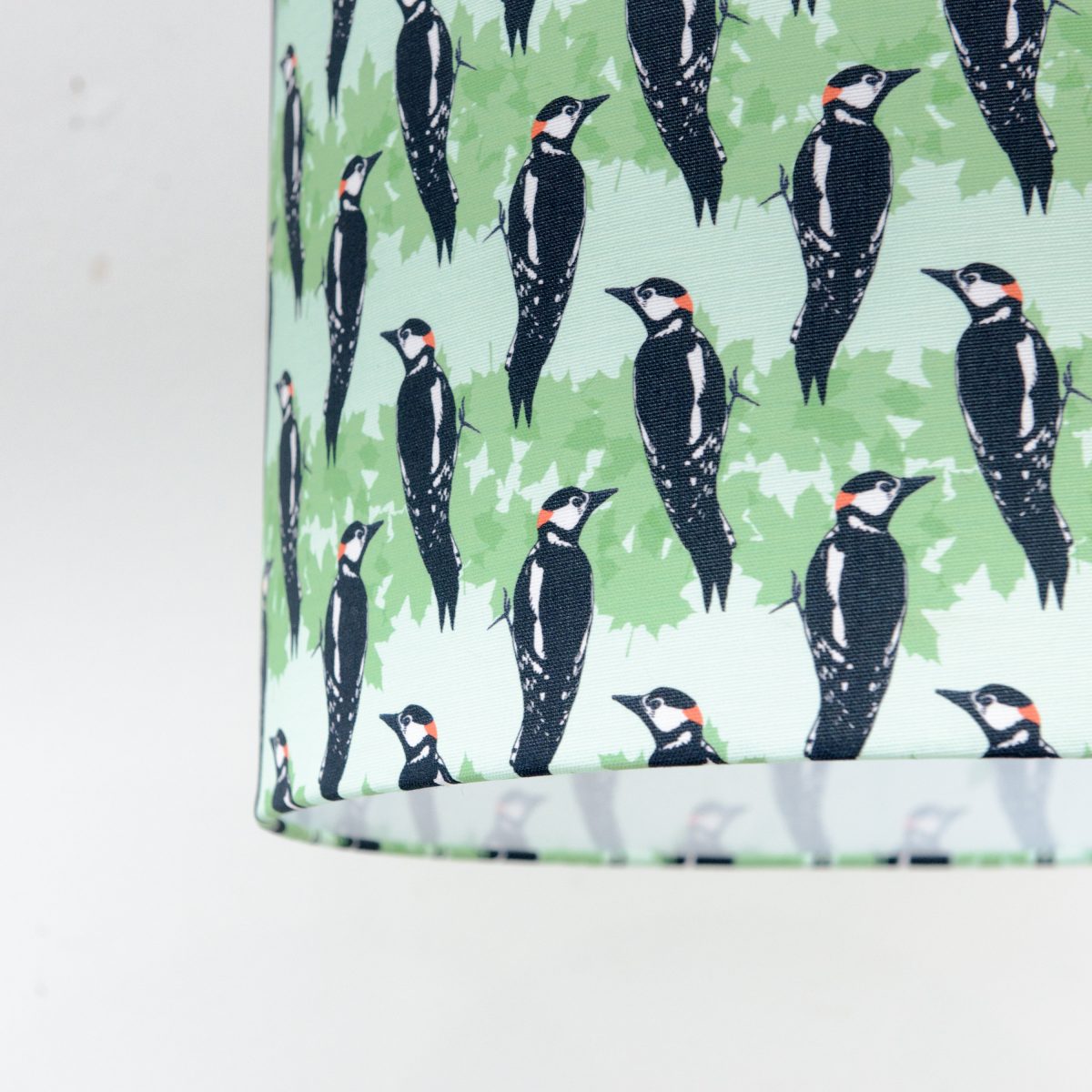 Woodpecker Print Lampshade
