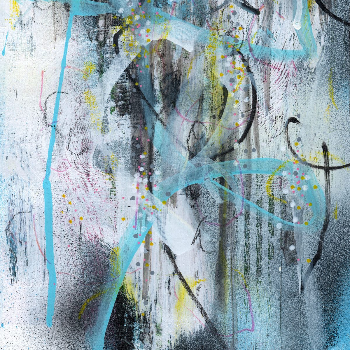 A3 framed original artwork - Urban Contemporary Art - ‘Hushenish’