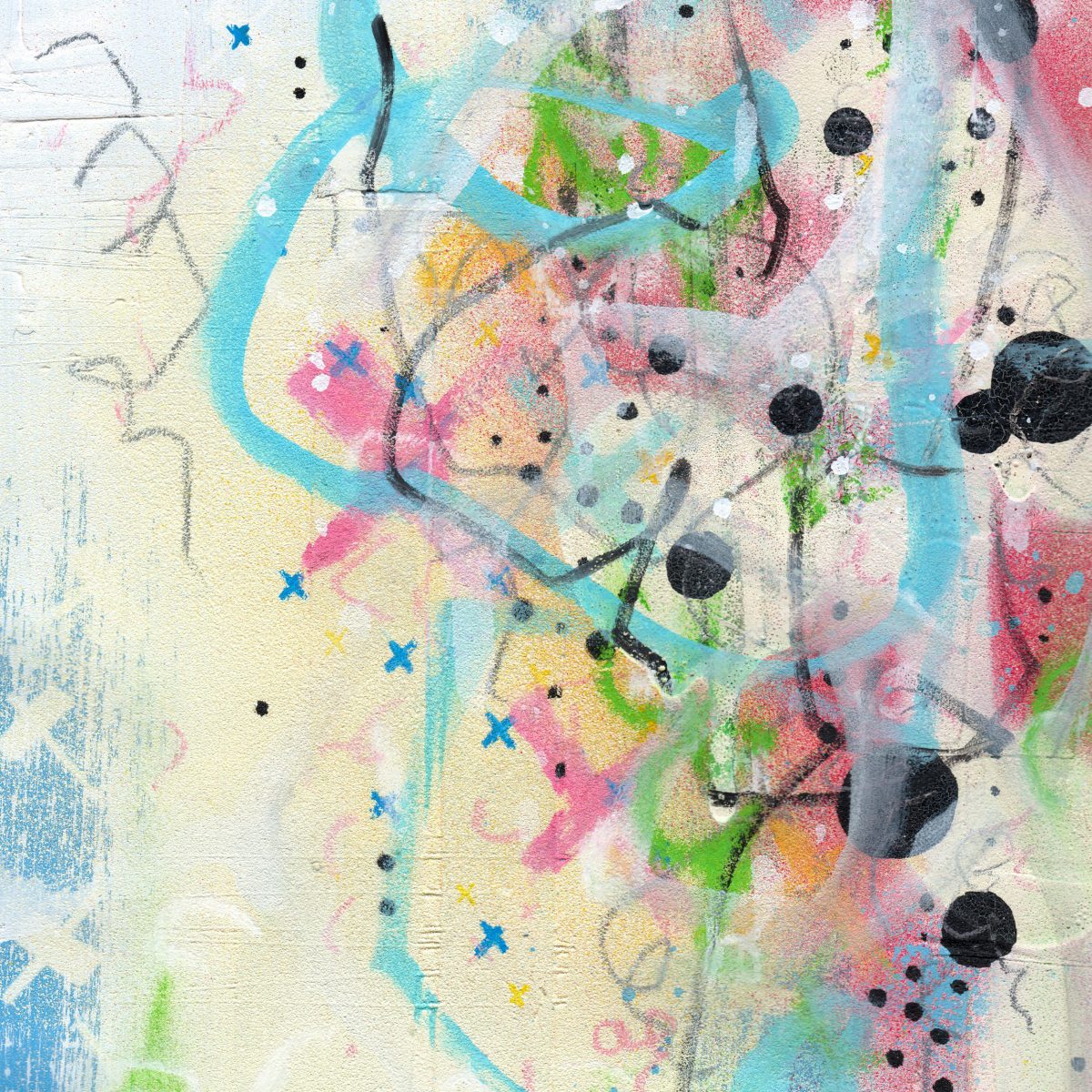 A3 framed original artwork - Urban Contemporary Art - ‘Skywards’