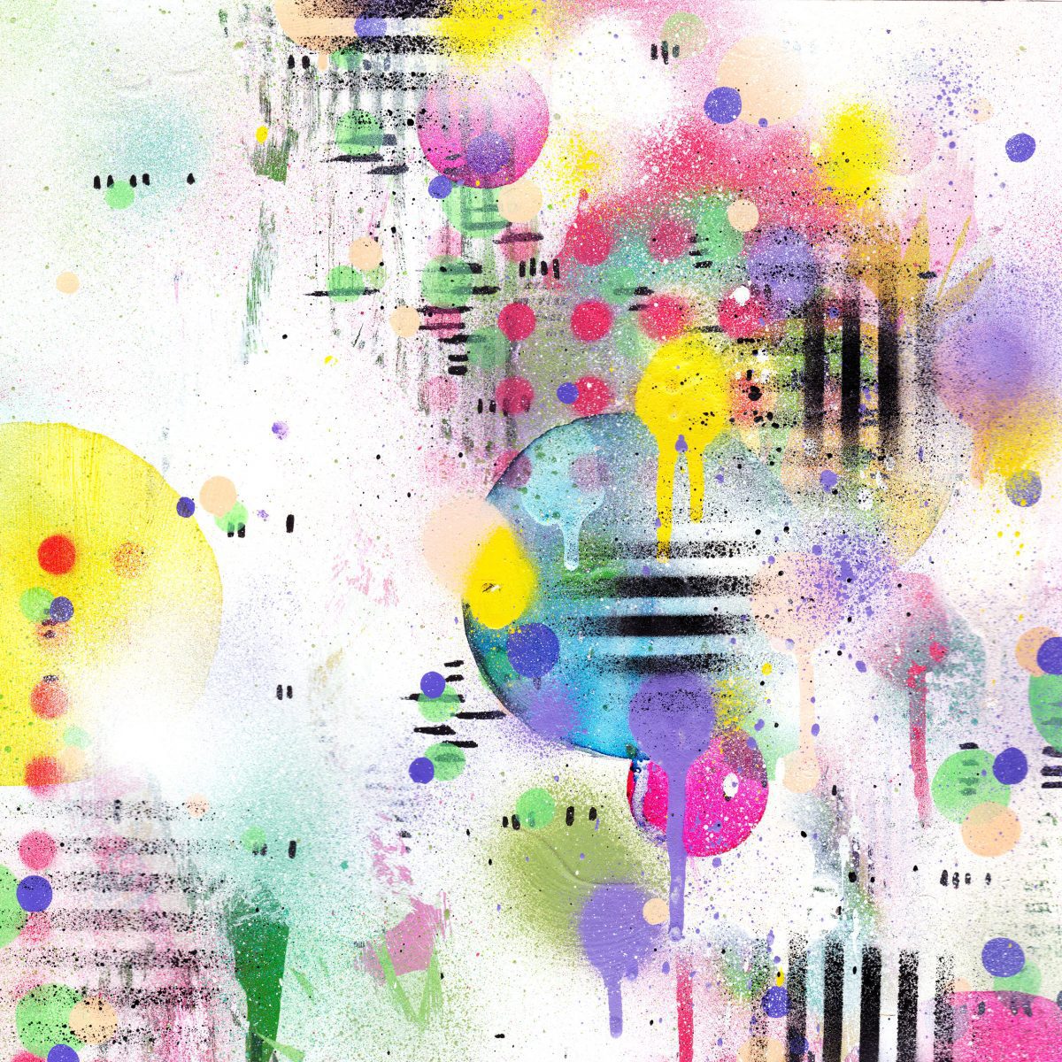 A3 framed original artwork - Urban Contemporary Art - ‘Fairground attraction'