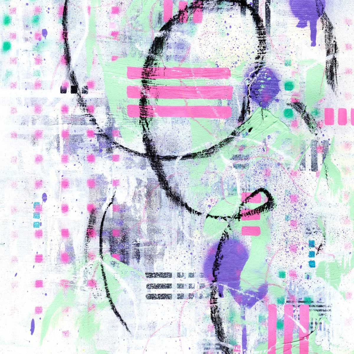 A3 framed original artwork - Urban Contemporary Art - ‘Spring'