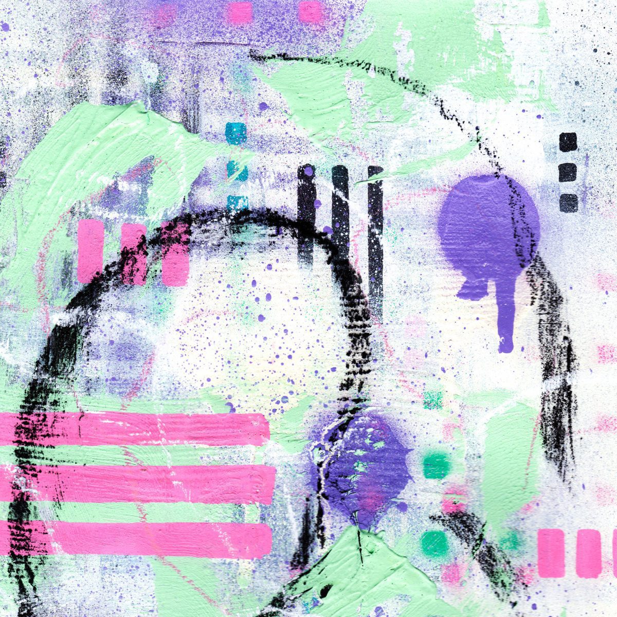 A3 framed original artwork - Urban Contemporary Art - ‘Spring'
