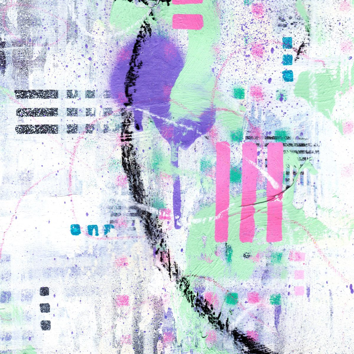 A3 framed original artwork - Urban Contemporary Art - ‘Spring'