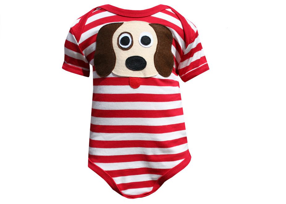 Baby Dog Bodysuit 0-12 months