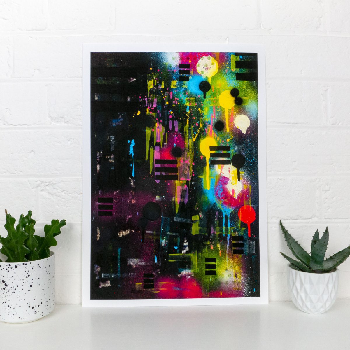 A3 print - 'City lights'