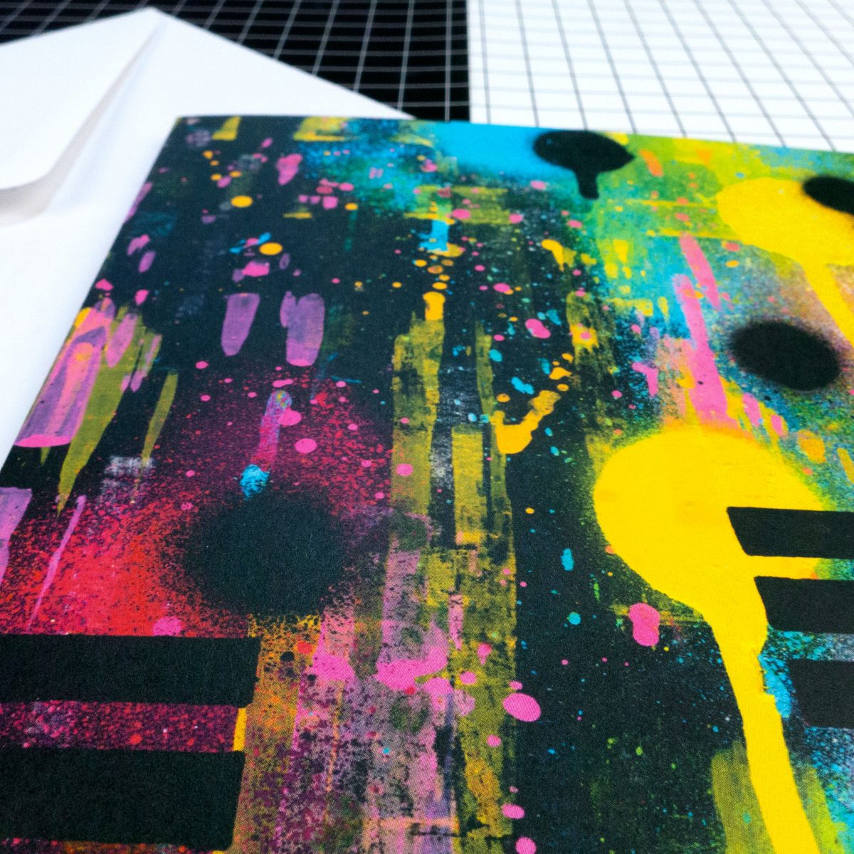 Greetings card - 'City lights'