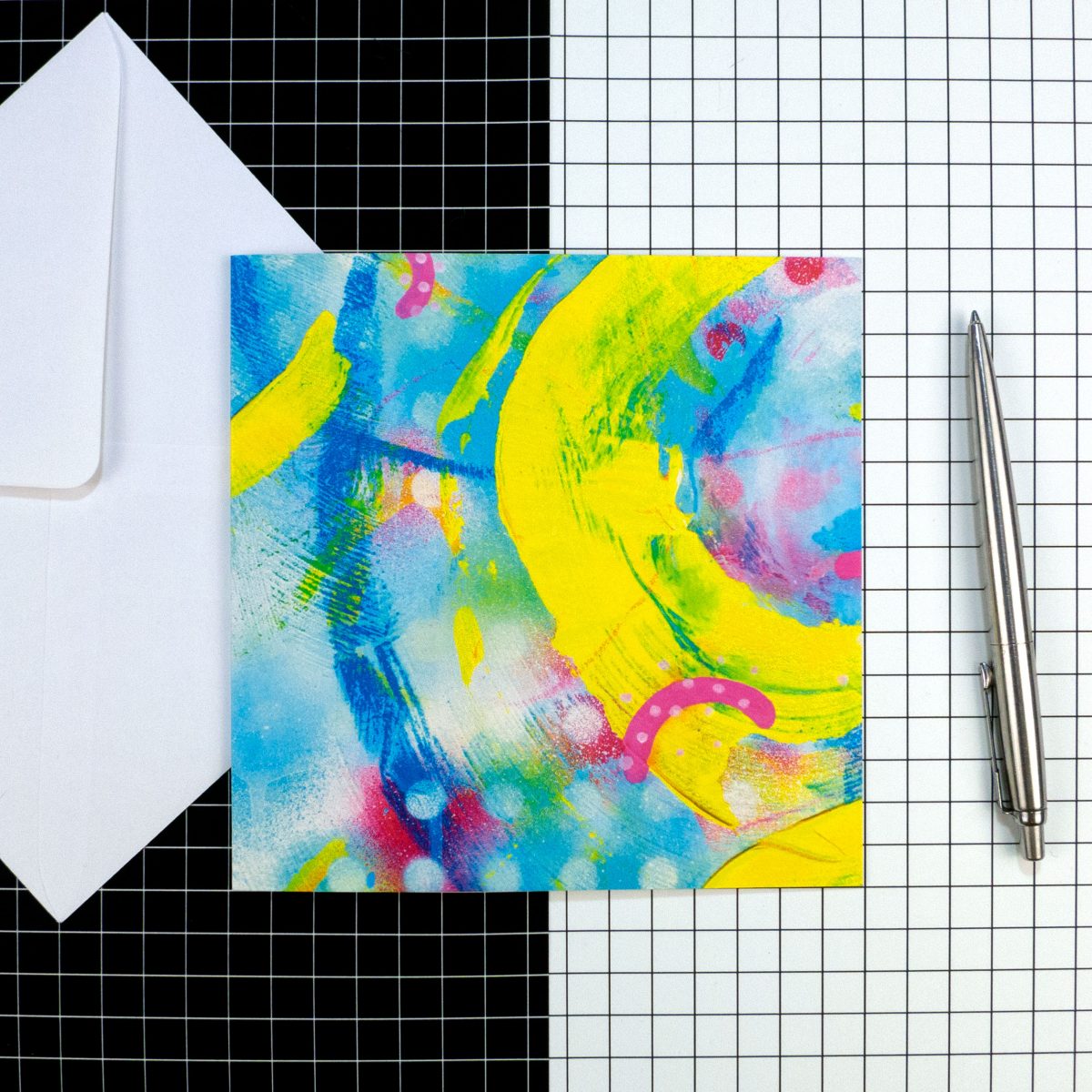 Greetings card - 'Fun fair'