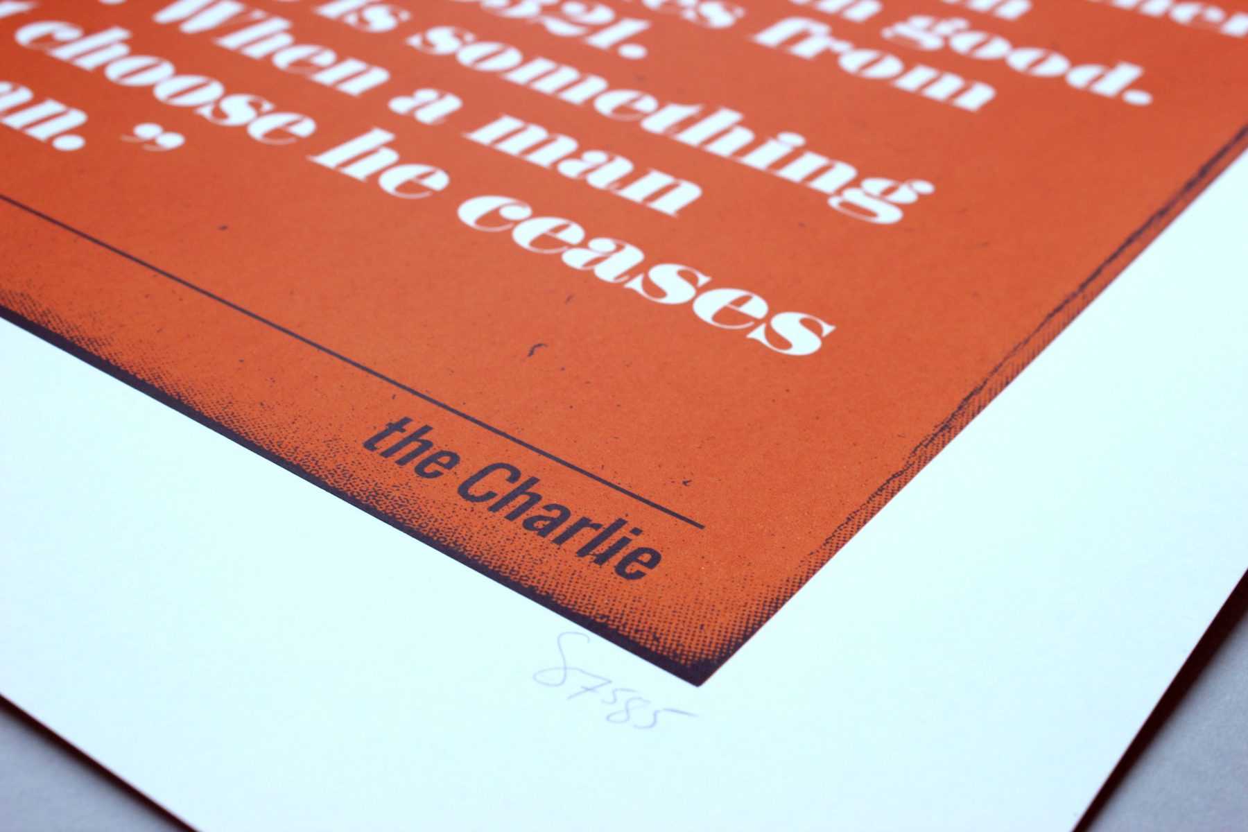 A Clockwork Orange Screen Print