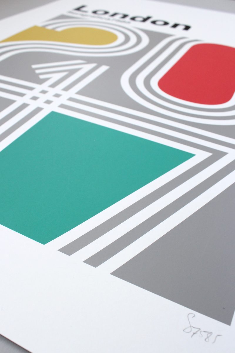London Typography Retro Print