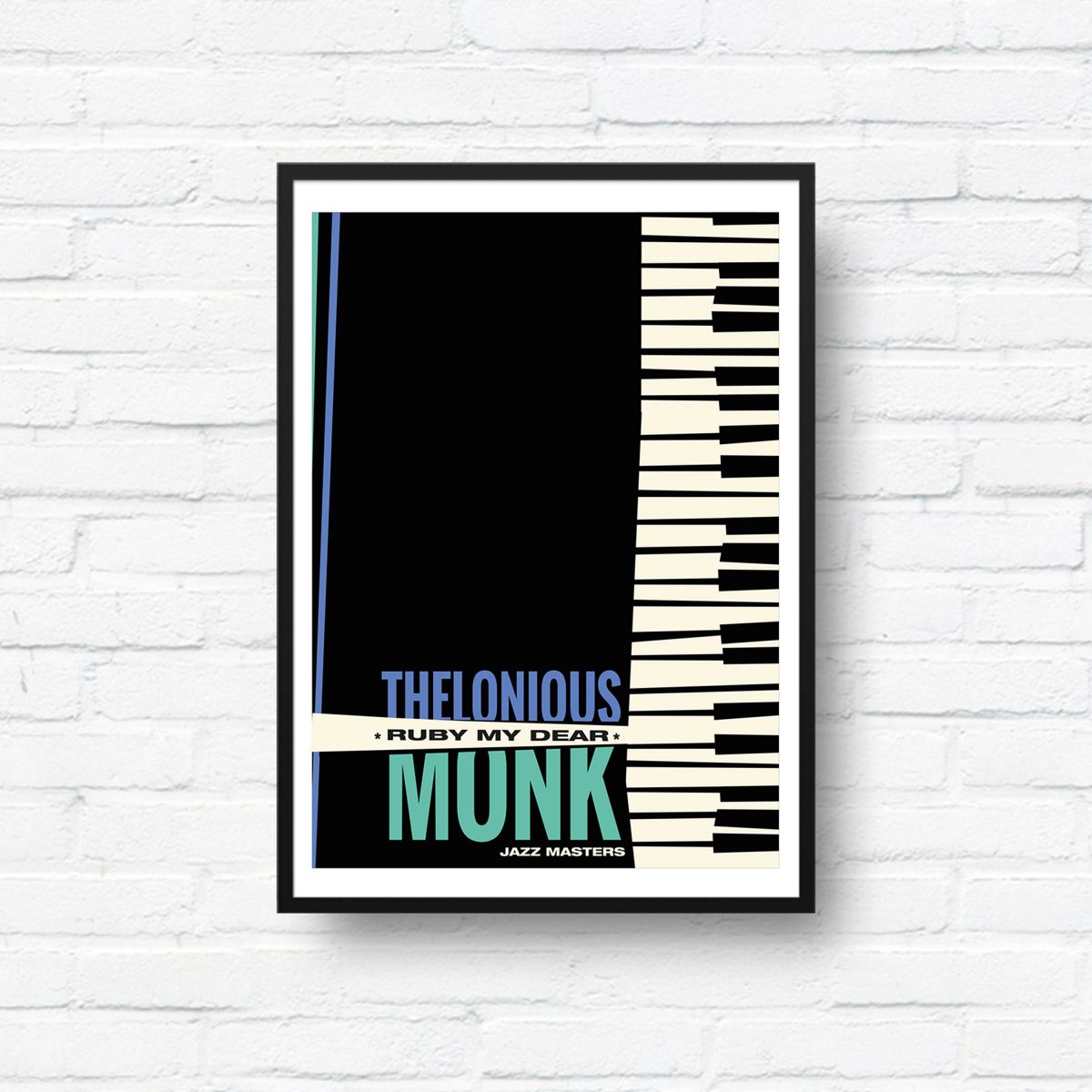 Thelonious Monk screen print