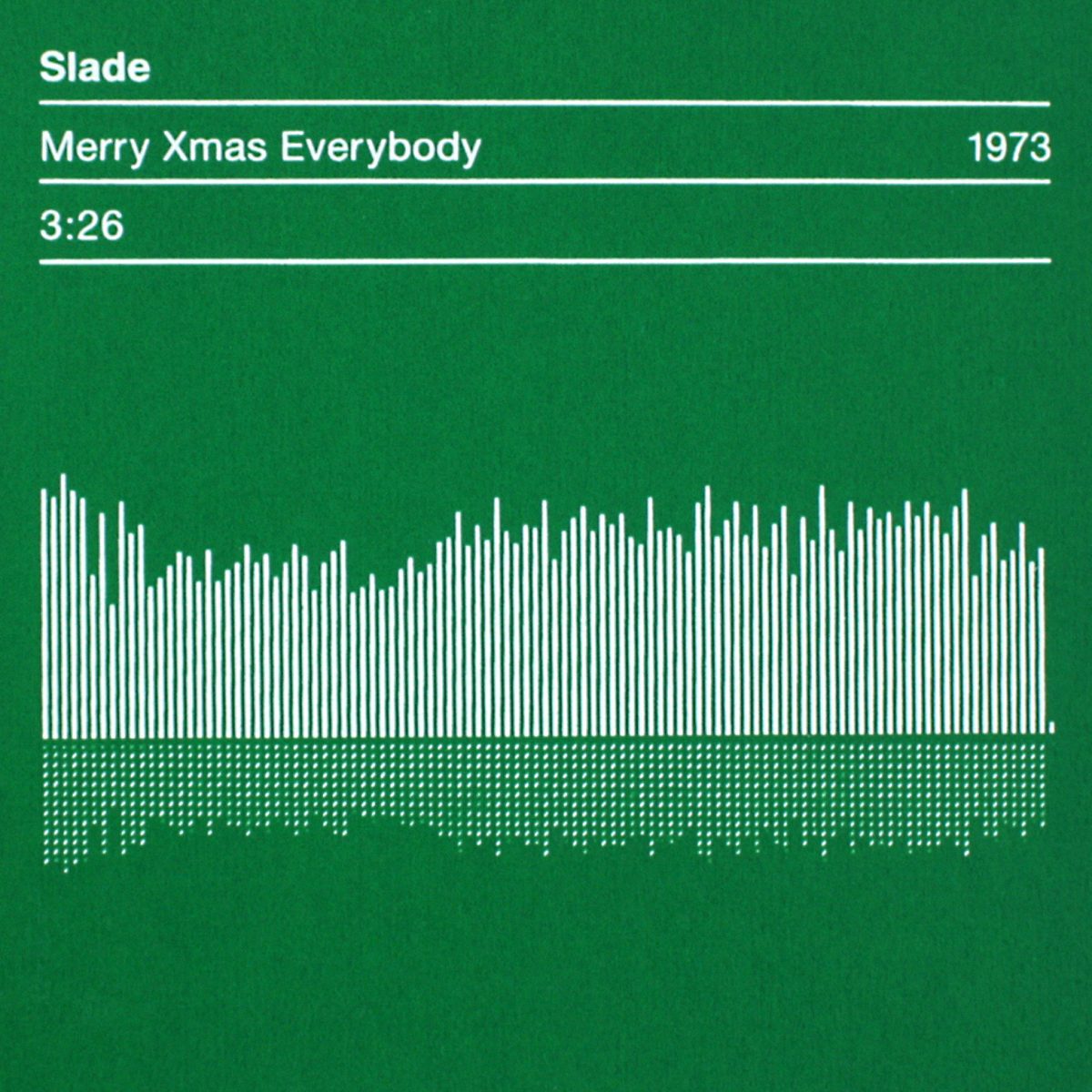 Slade 'Merry Xmas Everybody' Sound Wave Christmas Card