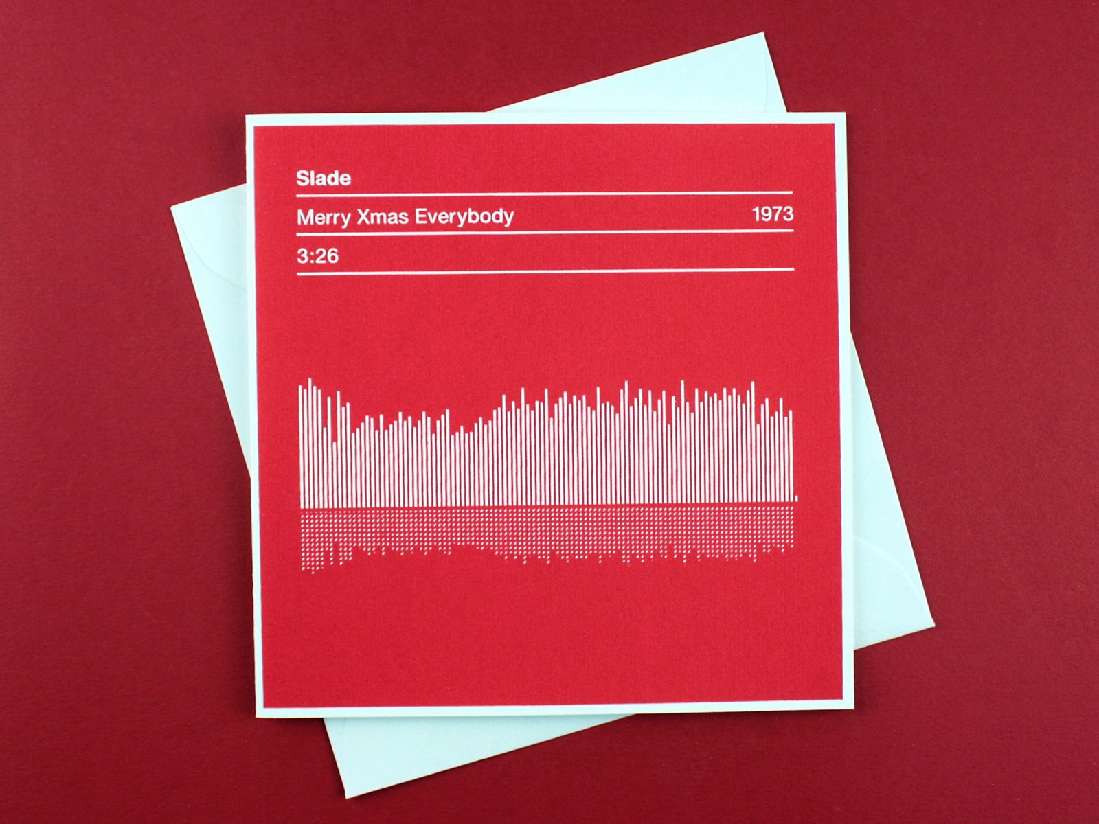 Slade 'Merry Xmas Everybody' Sound Wave Christmas Card