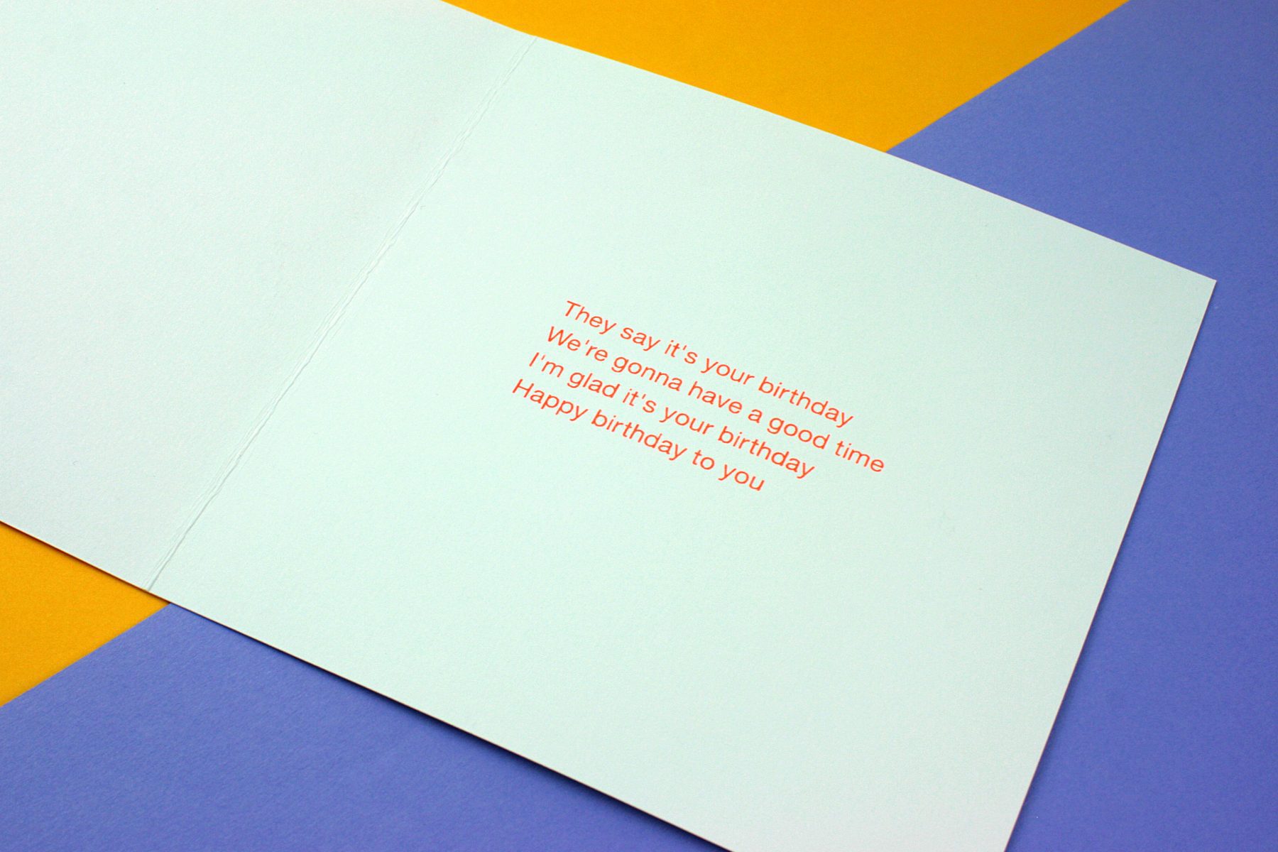 The Beatles Birthday Card