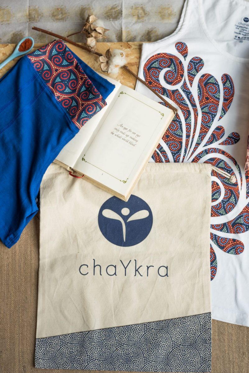 Warm Chakra Yoga Shorts Blue