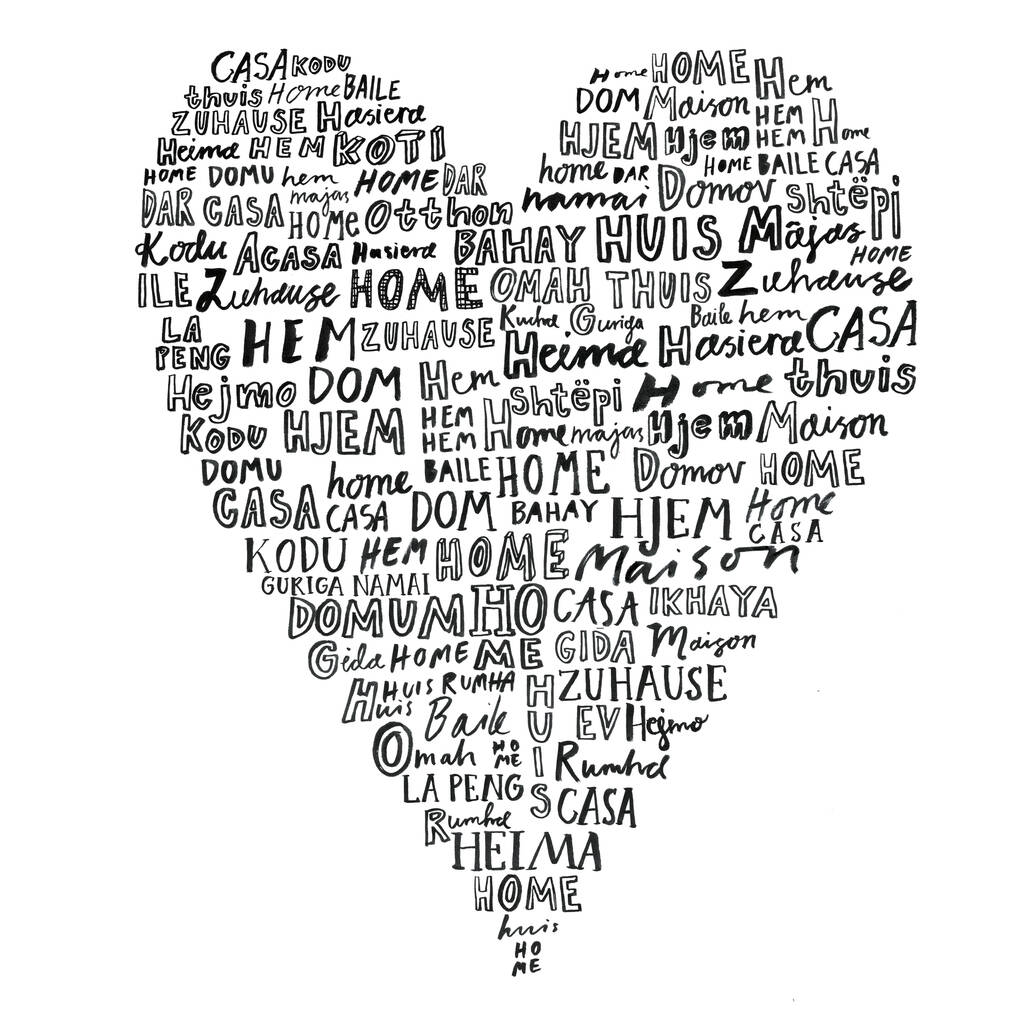 Home Is Where The Heart Is Print
