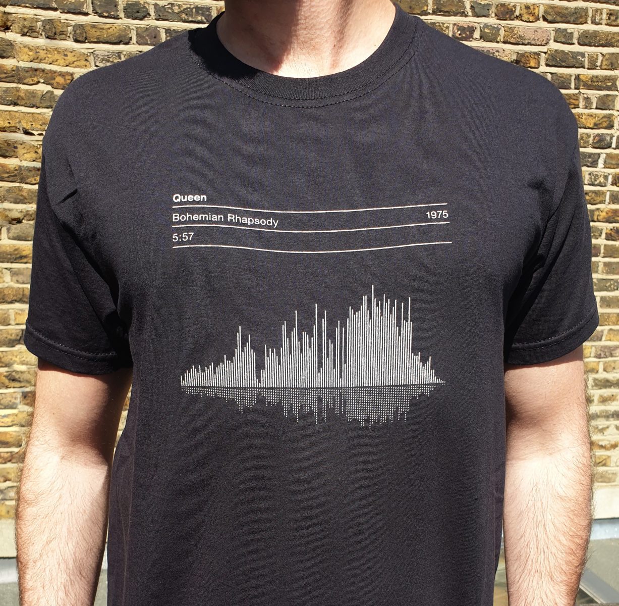 Queen Bohemian Rhapsody Sound Wave T-shirt
