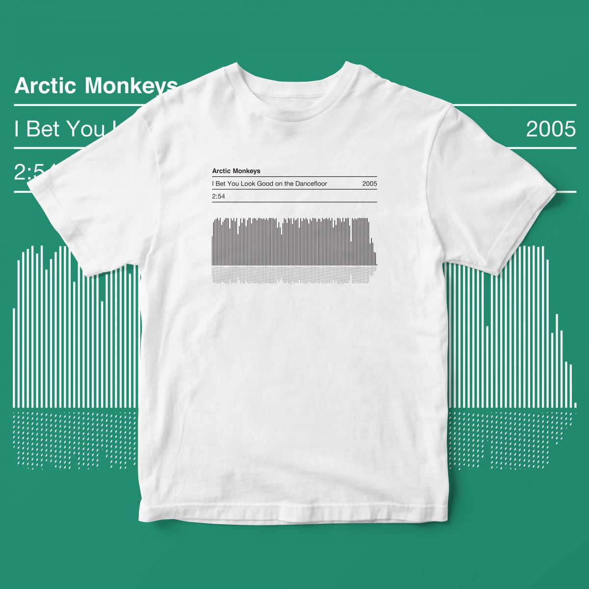 Arctic Monkeys Sound Wave Graphic T Shirt