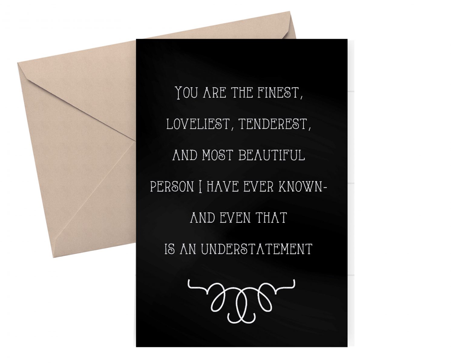 Great Gatsby card - Valentine's / Anniversary