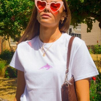 Pink Orca | 100% organic cotton t-shirt | Sustainable & vegan | Unisex