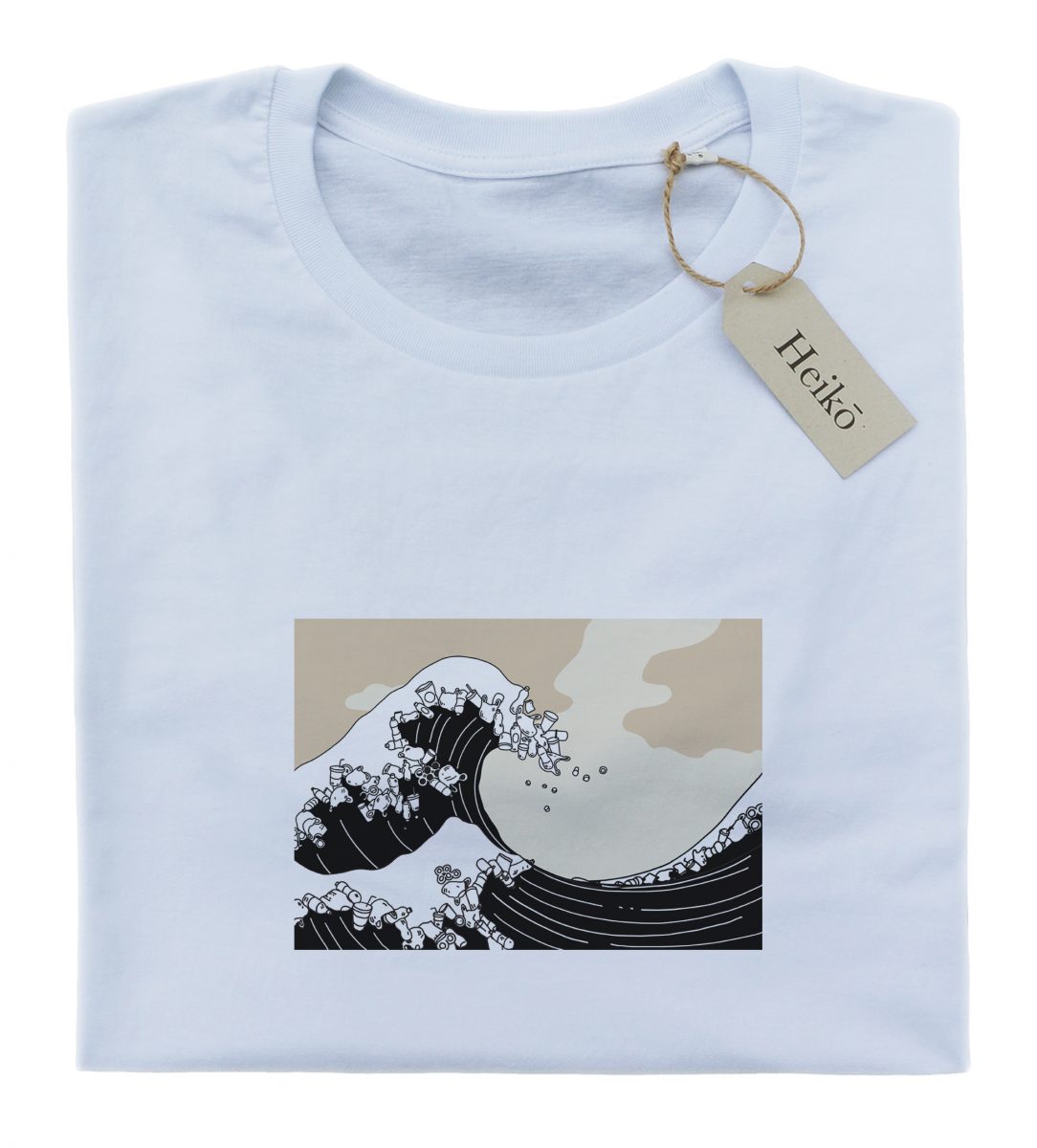 The Plastic Wave off Kanagawa | 100% organic cotton t-shirt | Sustainable & vegan | Unisex