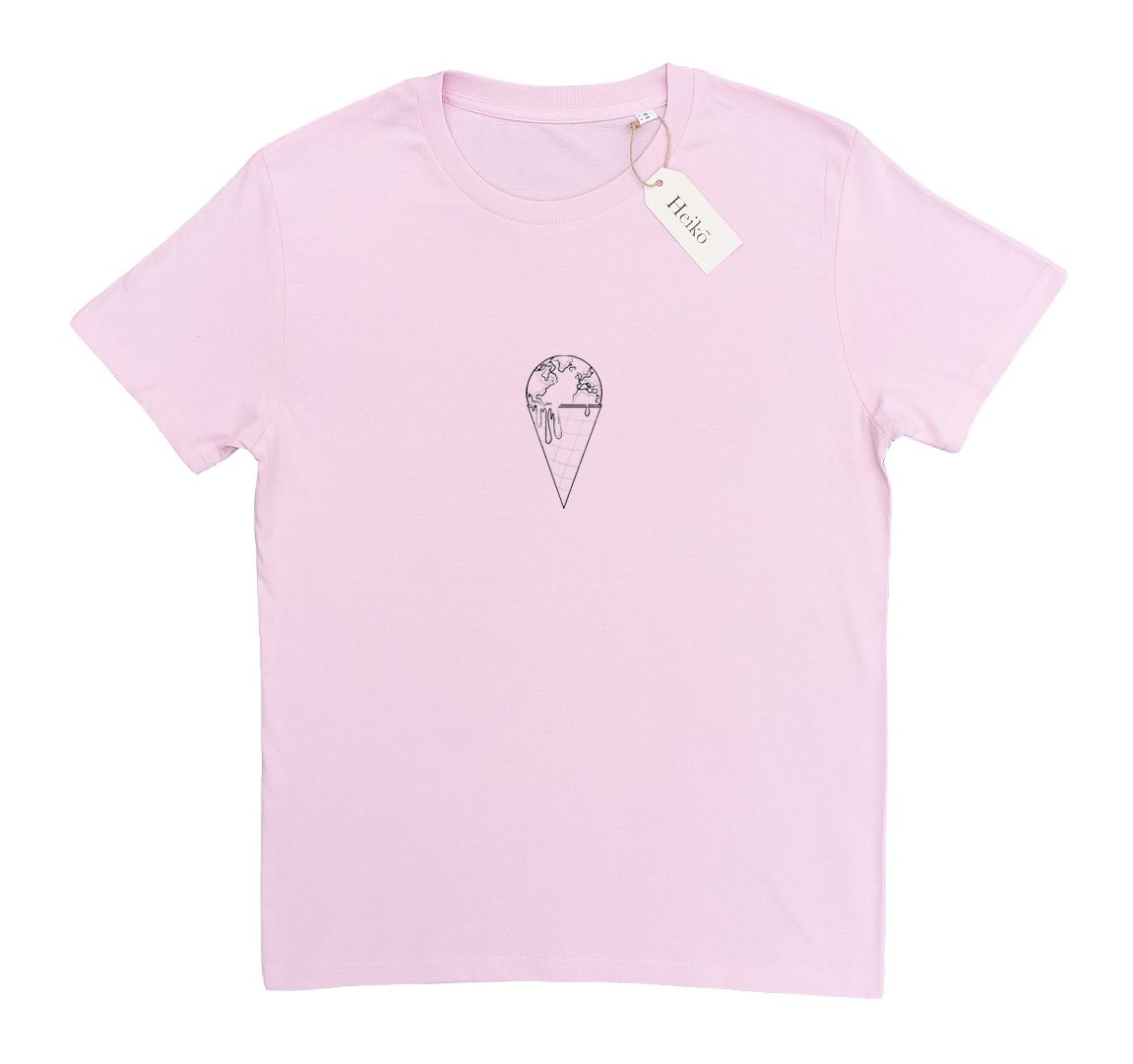 The Earth is Melting | 100% organic cotton t-shirt | Sustainable & vegan | Unisex