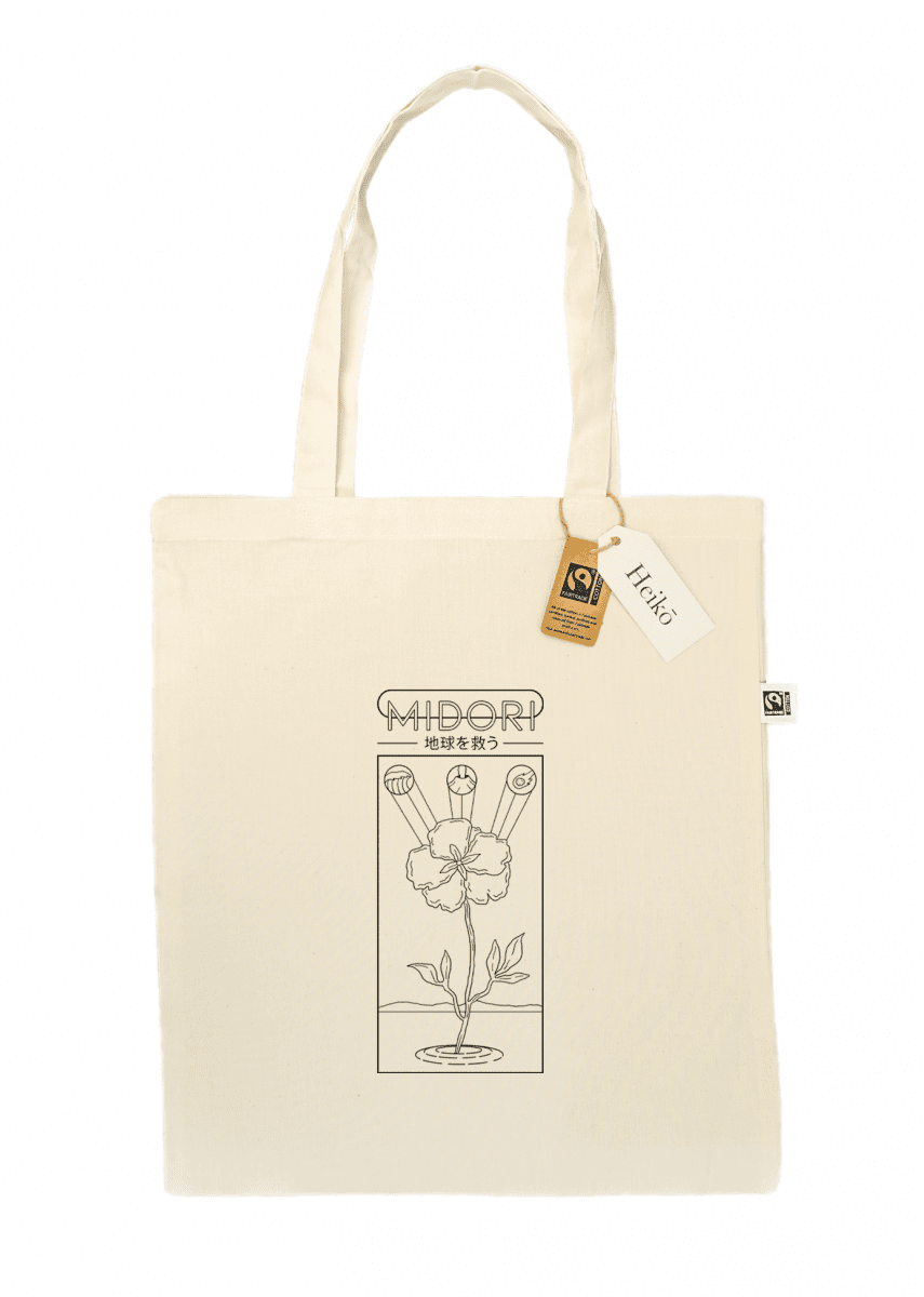 Midori | 100% organic cotton tote bag | Fairtrade | Sustainable & vegan