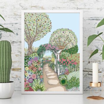 A4 Secret Garden Art Print