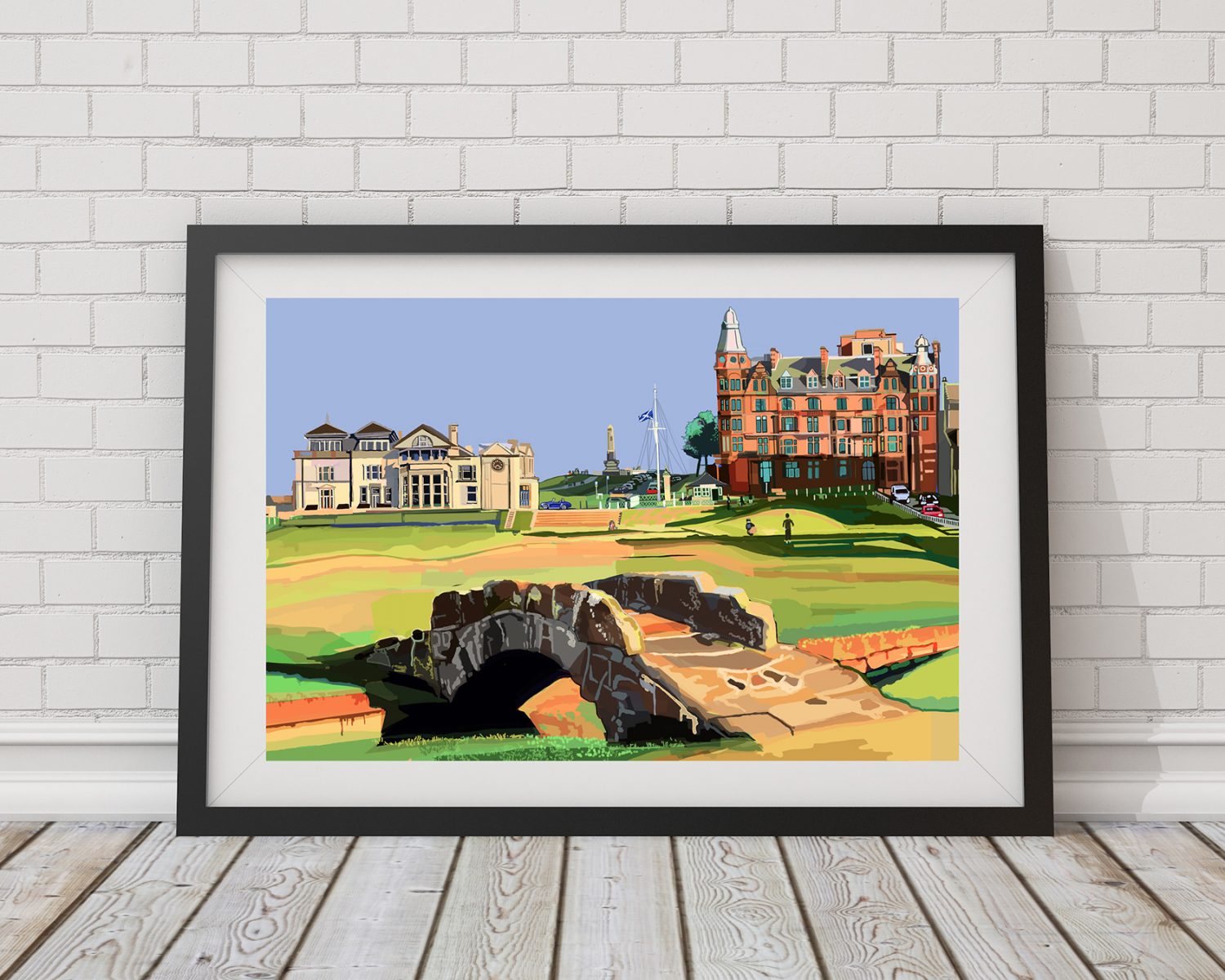 The Old Course, St Andrews Golf Course, Scotland Art Print