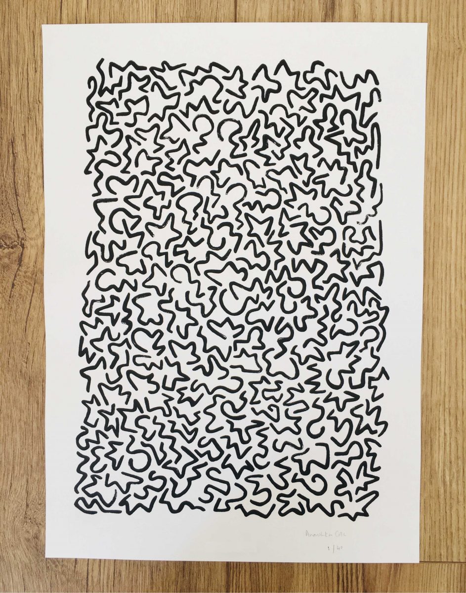 Abstract Sea Shapes Print