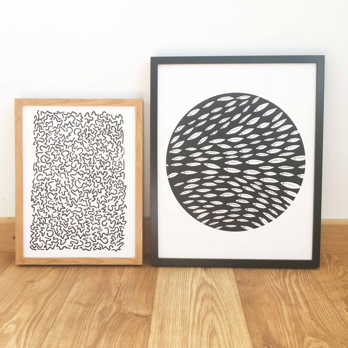 Abstract Sea Shapes Print