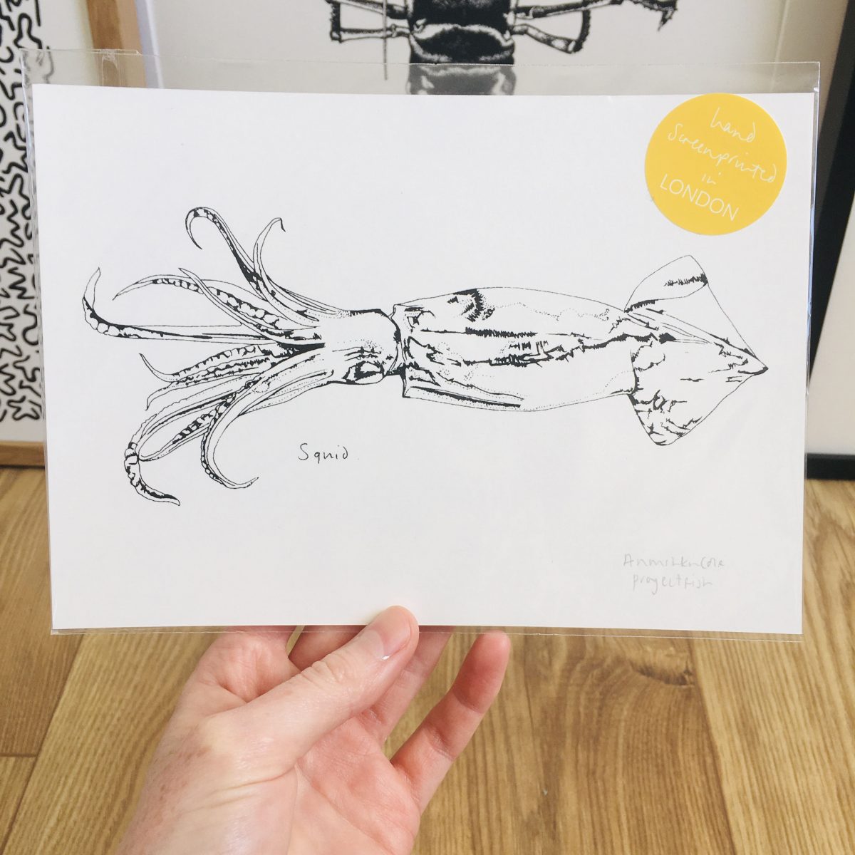 Little Squid print