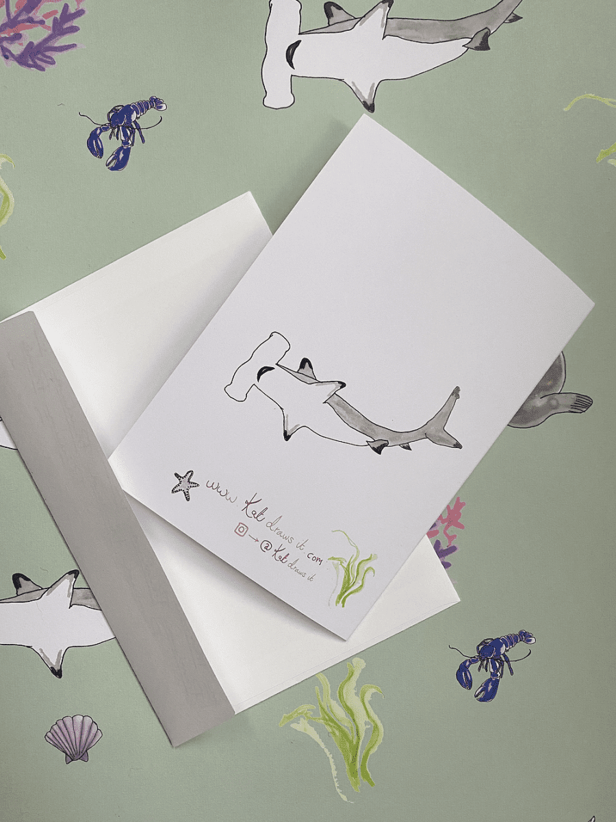 Under The Sea Greetings Card