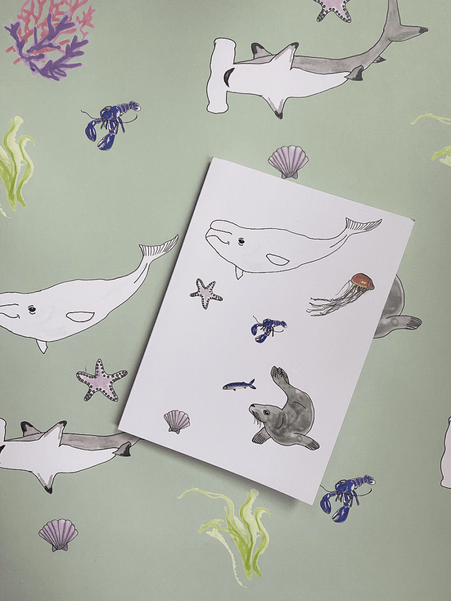 Under The Sea Greetings Card