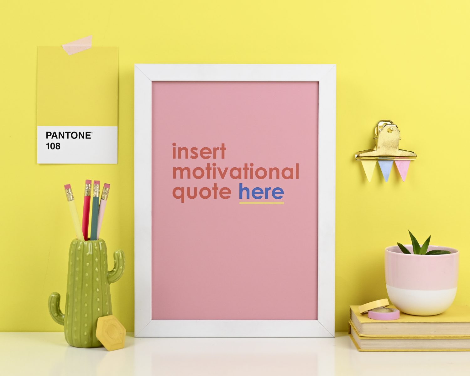 Insert Motivational Quote Here - art print