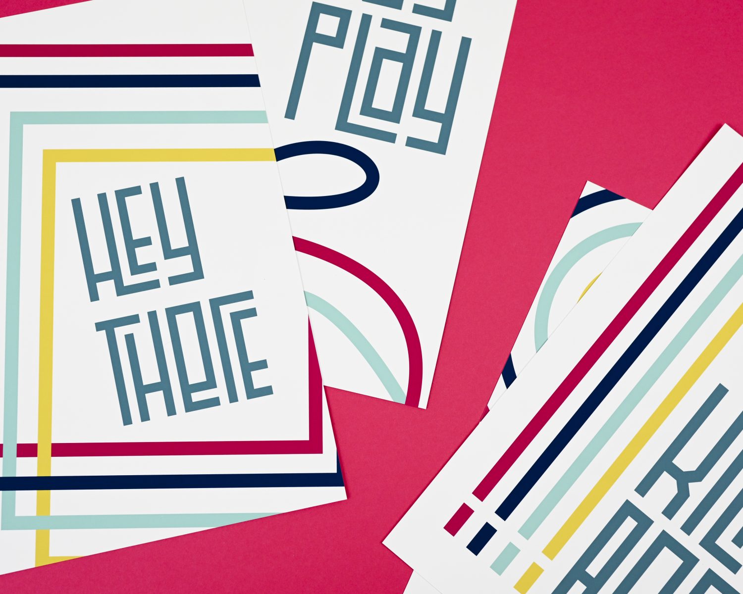Hey There - kids art print