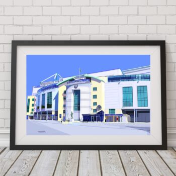 Stamford Bridge, Chelsea Football Stadium, West London Art Print