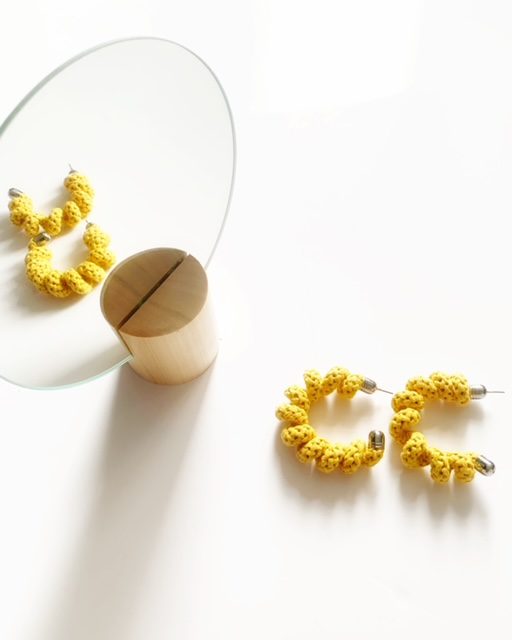 The Spring Hoop Statement Earrings - Colourful Statement Hoops