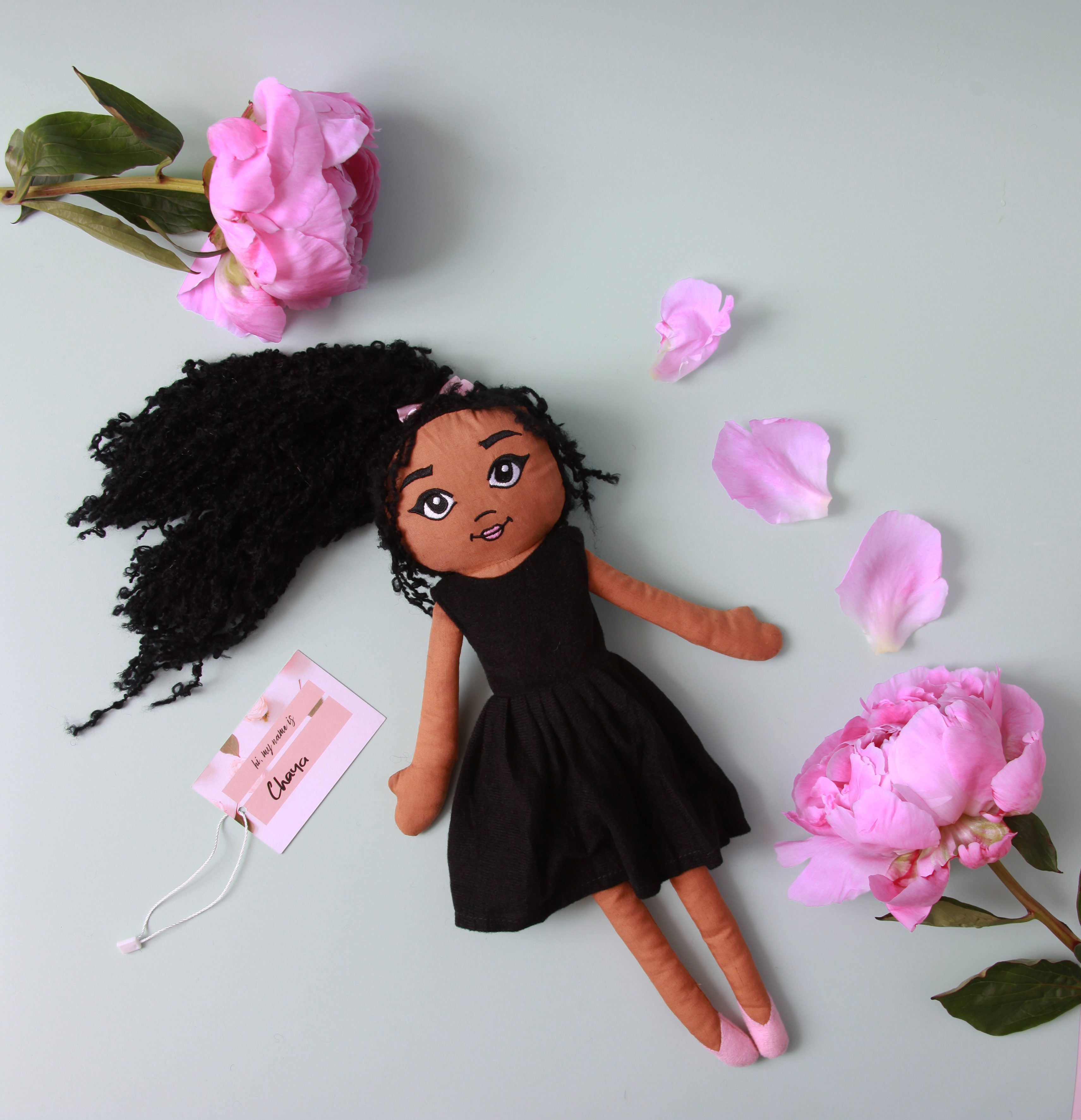 Chaya (Mixed heritage) Handmade Fabric Doll