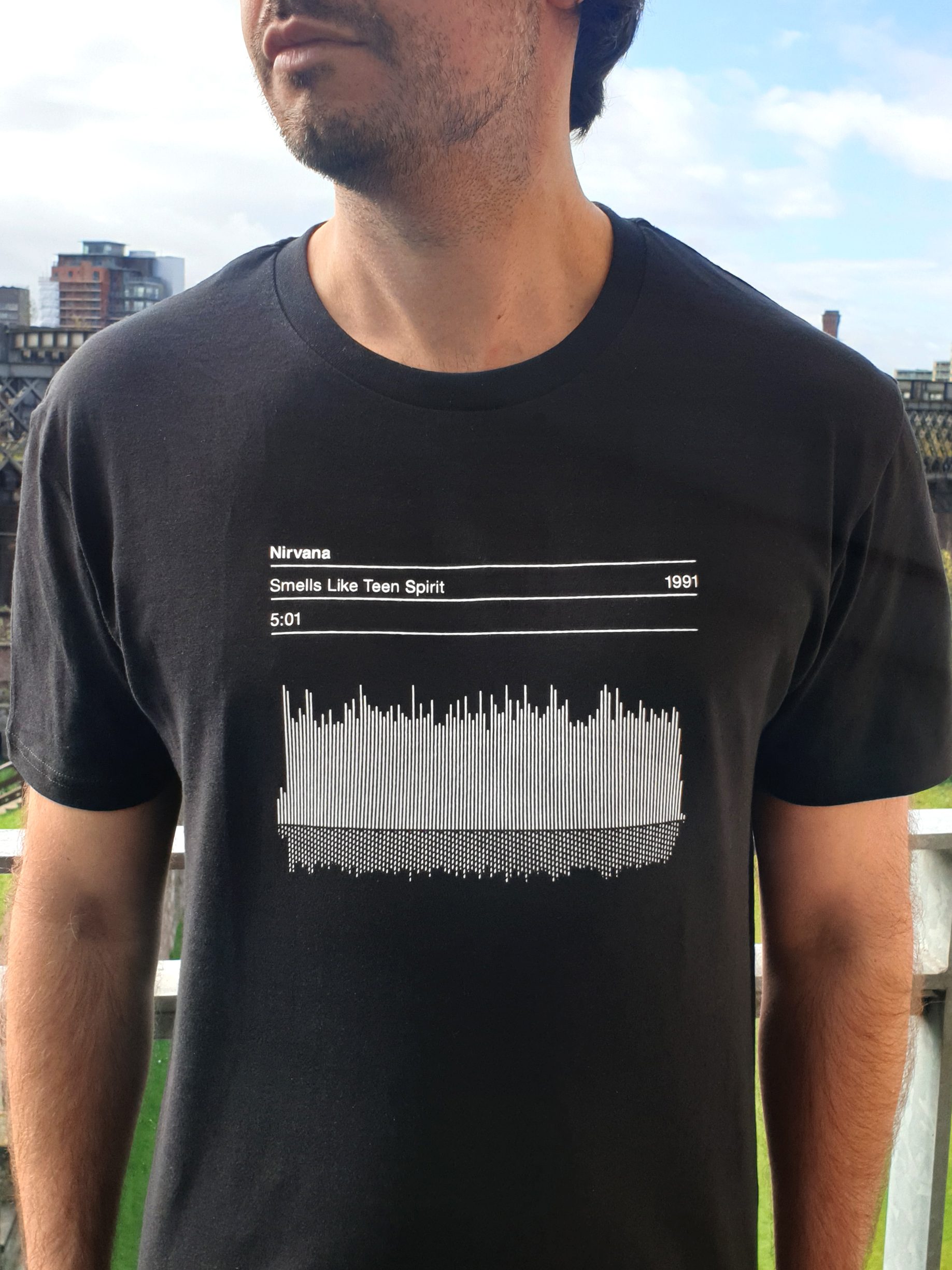 Nirvana Sound Wave Graphic T-Shirt