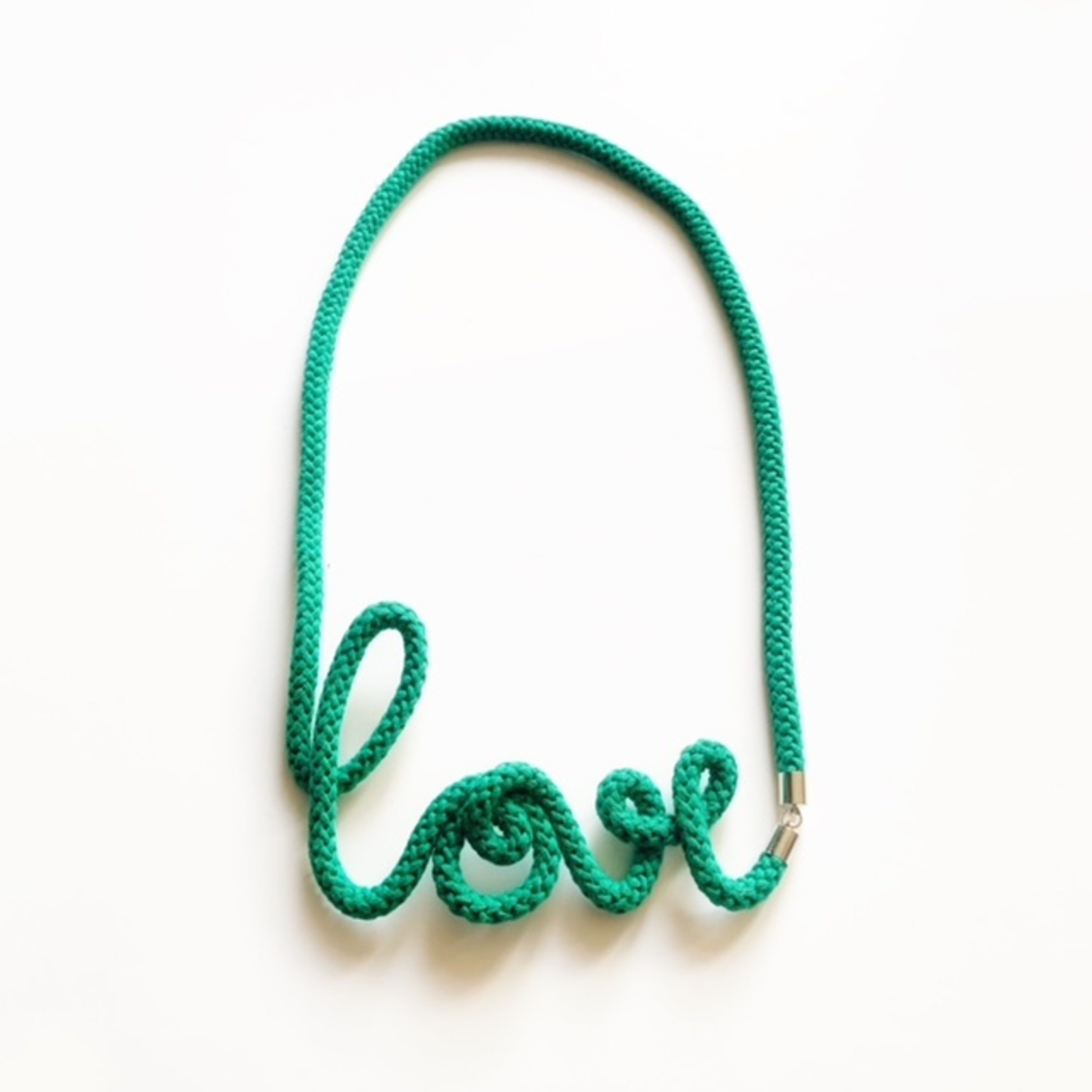 The Word Necklace - Statement Word cotton necklace