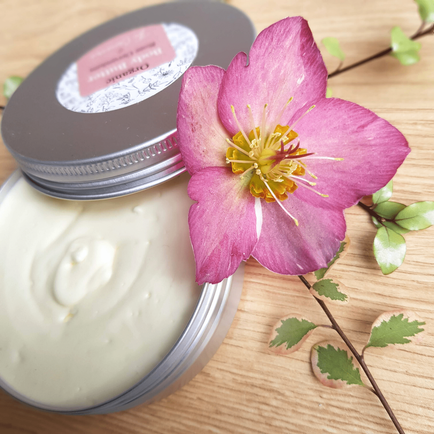 Organic body butter - Rose geranium