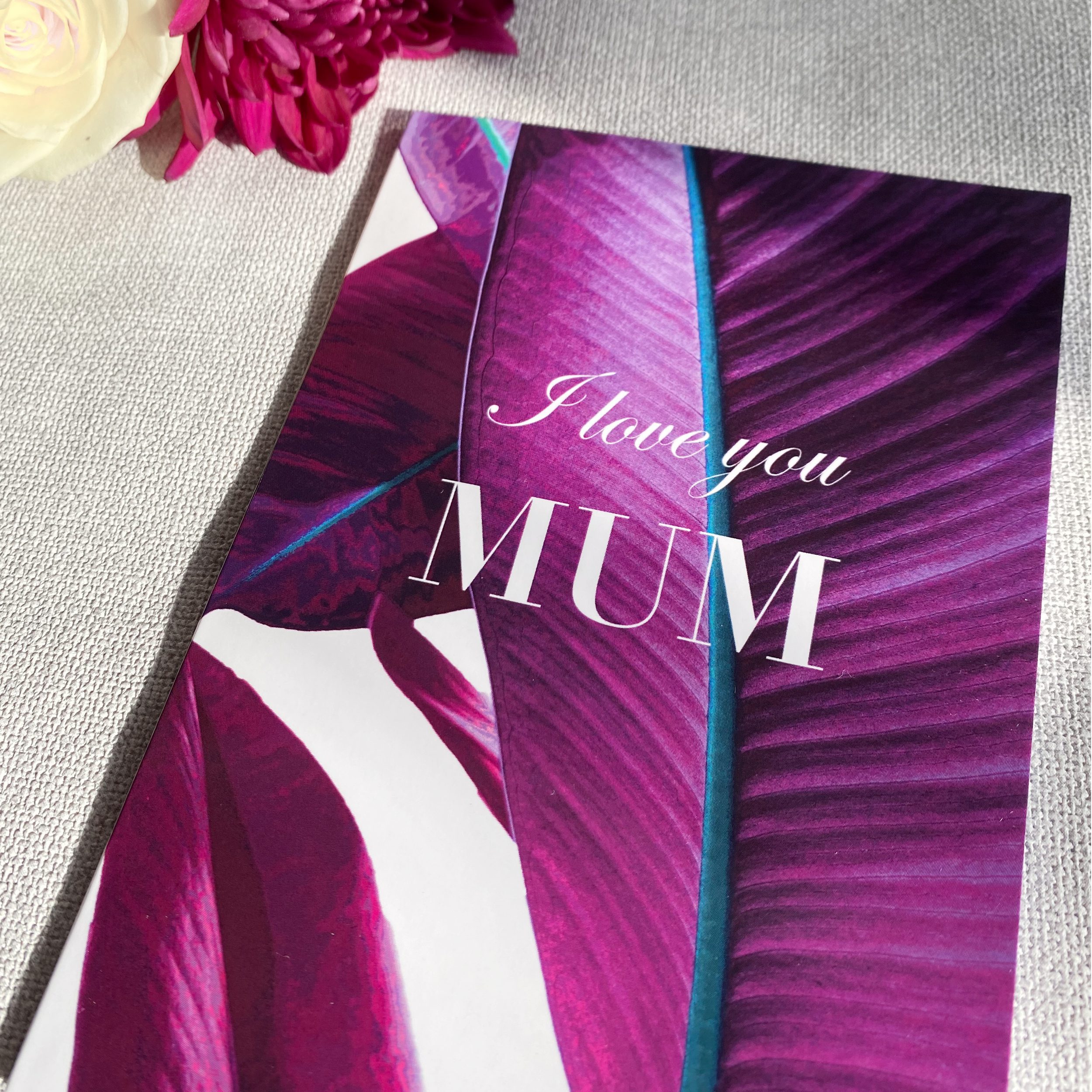 I Love You Mum Greeting Card