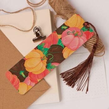 Pumpkins Aluminium Bookmark