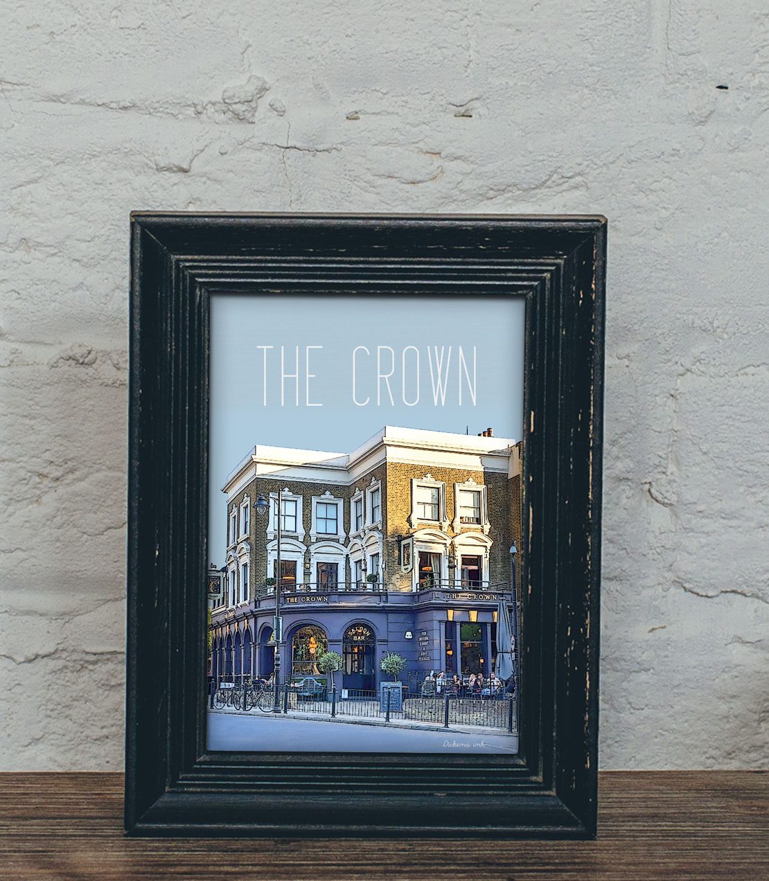 The Crown Pub - East London - Art Print