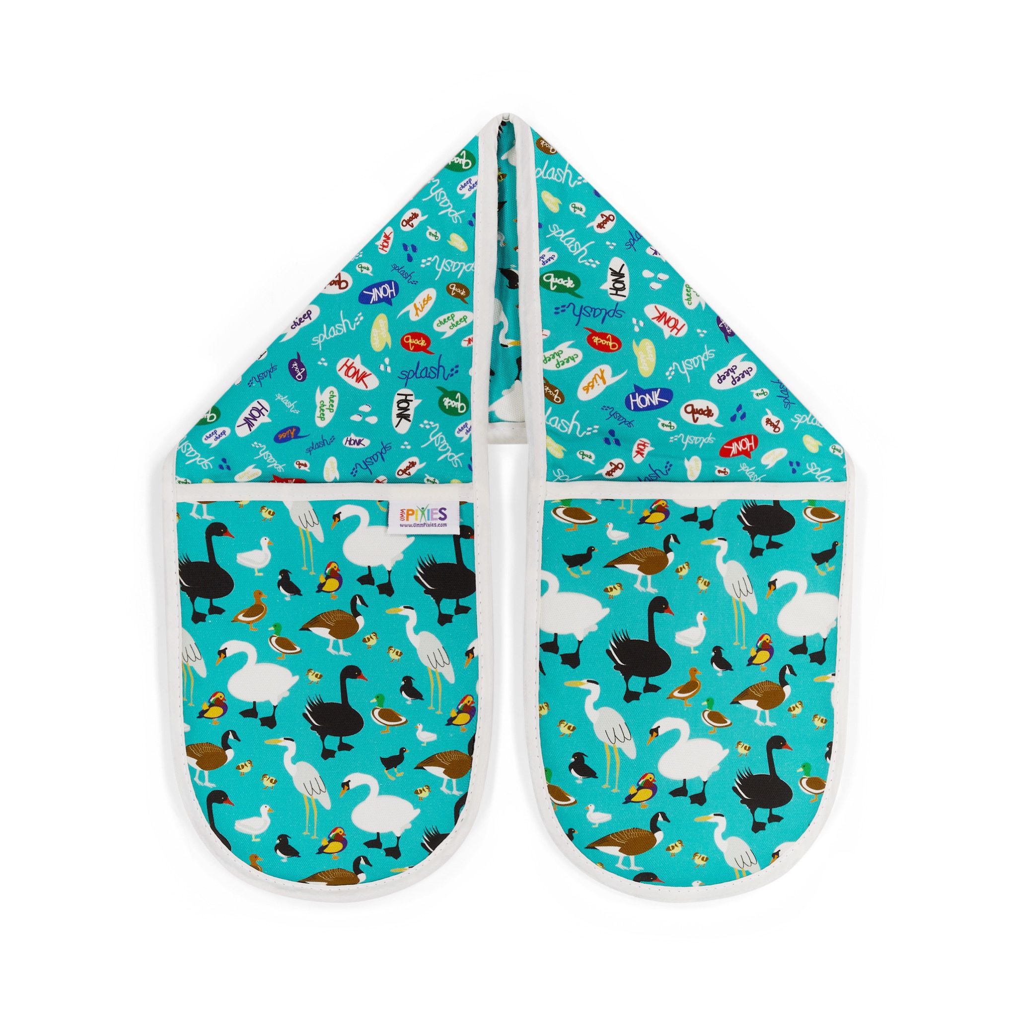 Ducks organic cotton double oven gloves