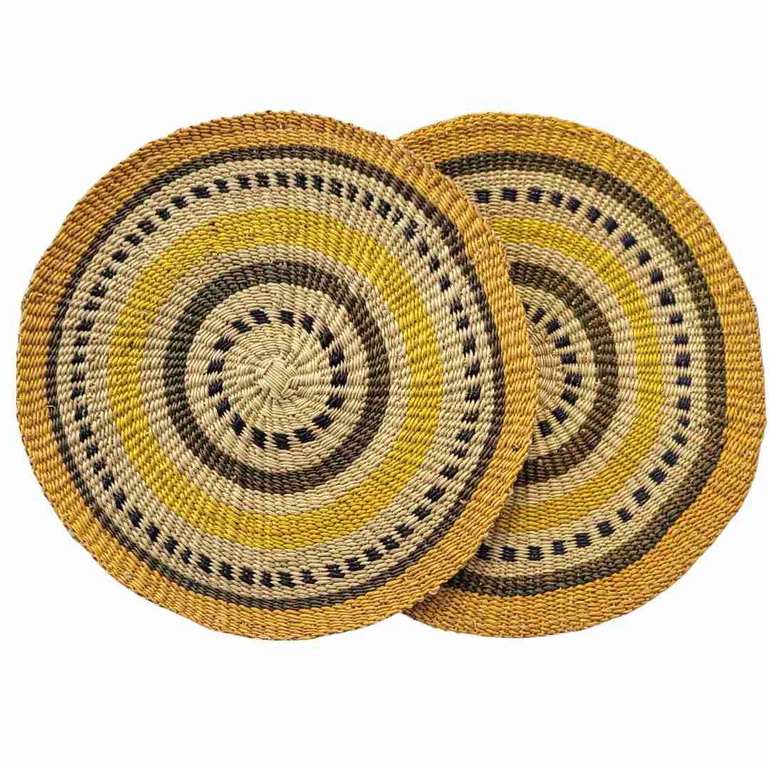 Large Colourful Placemats X 2