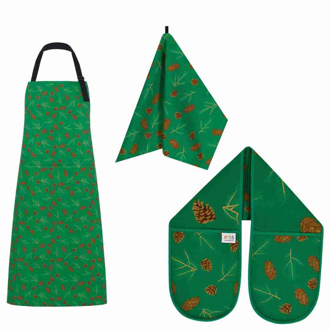 Cones organic cotton tea towel