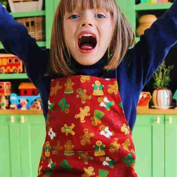 Gingerbread Folk Unisex Apron for Children - 2 sizes available